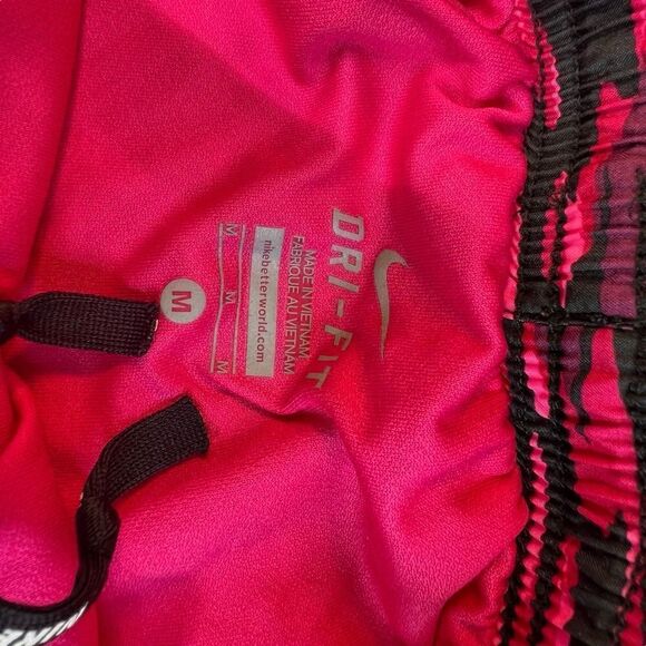 NIKE | Dri-Fit Tempo Pink and Black Zebra Print Running Shorts Sz.m - Picture 6 of 10